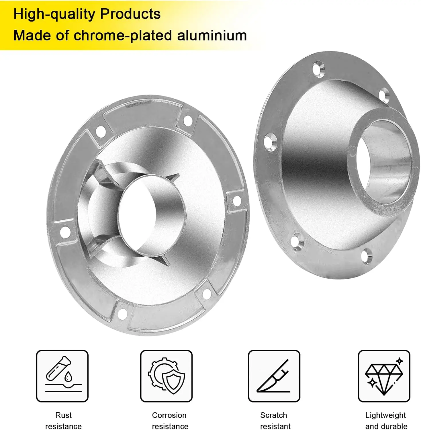 2PCS Camper Table Leg Base RV Dining Table Flange Mount Pedestal Table Leg Pedestals RV Hardware Replacement Floor Mounting Base