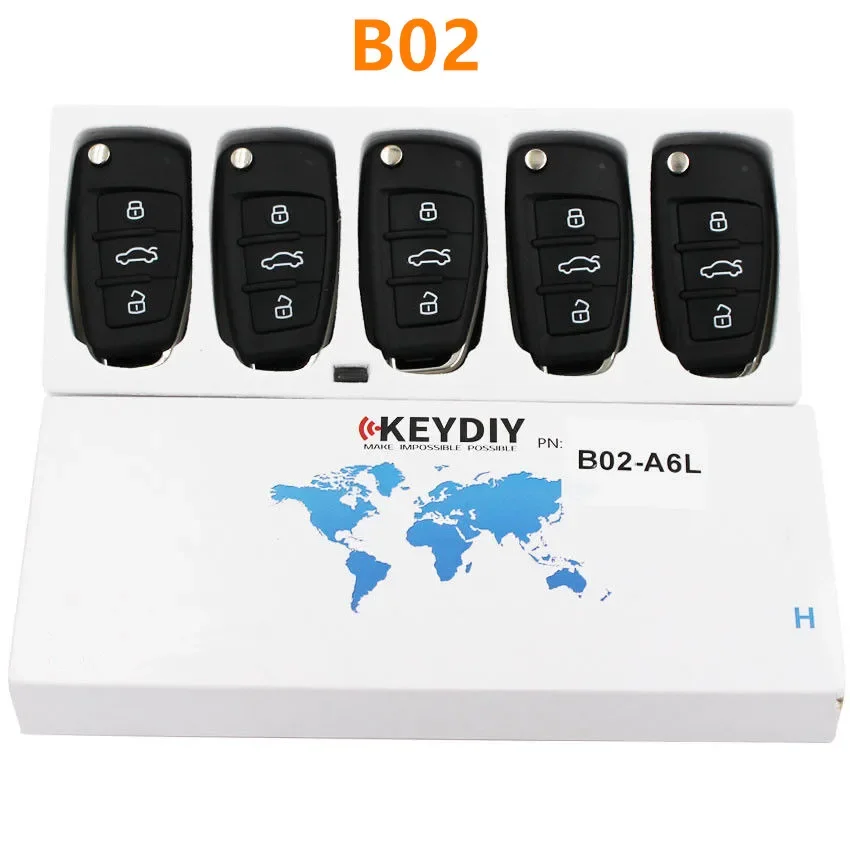 

universal KD remote key B02 for KD300 and KD900 KD-X2 to produce any model remote 3 button for keydiy