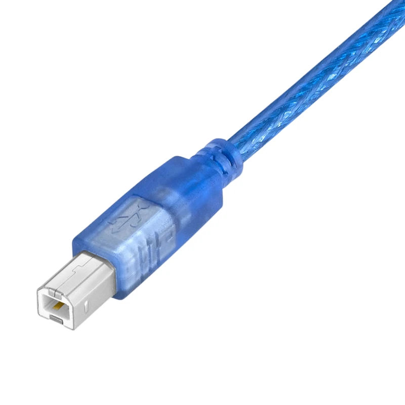 USB 2.0 Printer Cable Type A Male to Type B Male Supports Fast Data Transmission and Charging for Printers Electronic Keyboard