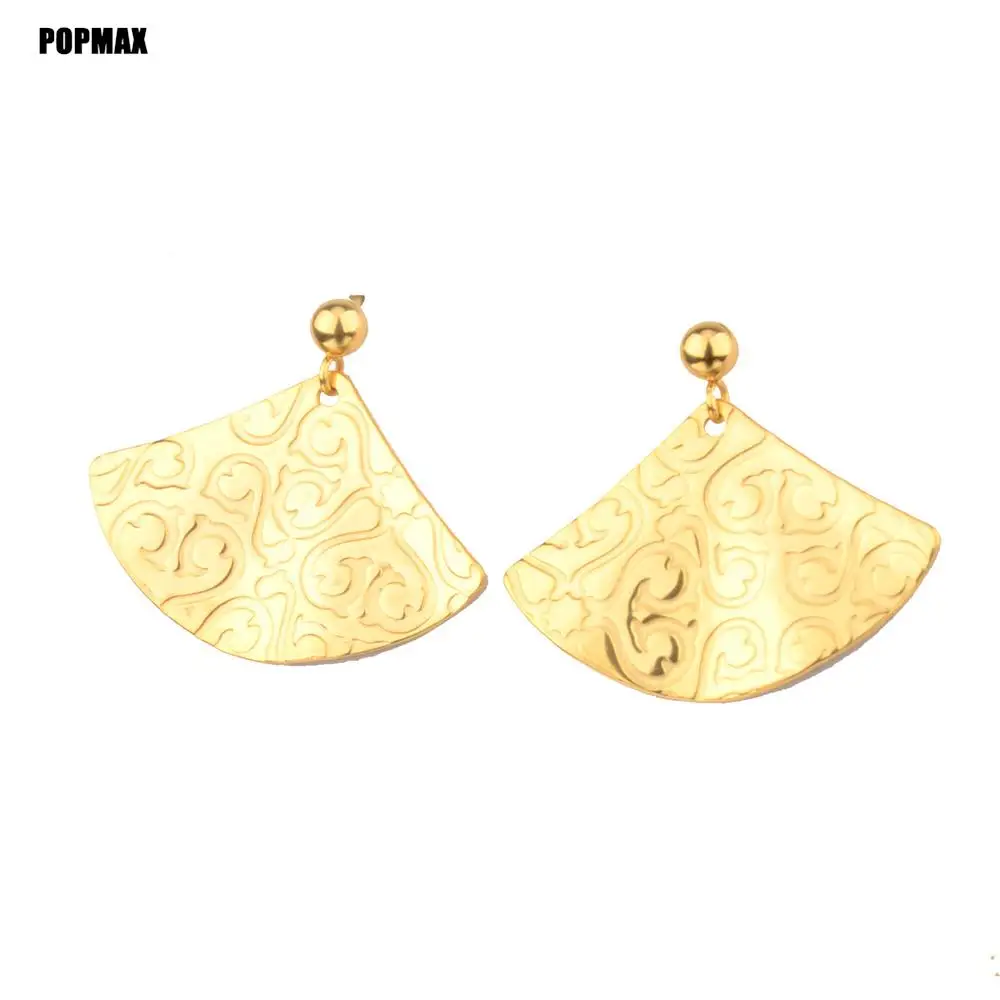 Classic Ginkgo Leaf Simplicity Stainless Steel Stud Gold Color Earrings For Women Piercing Exquisite Fashion Jewelry Girl Gift