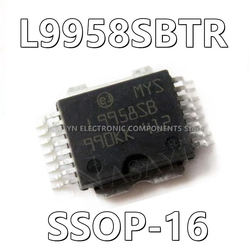 2Pcs/lot L9958SB L9958SBTR Stepper Motor Controllers / Drivers PowerSO-16