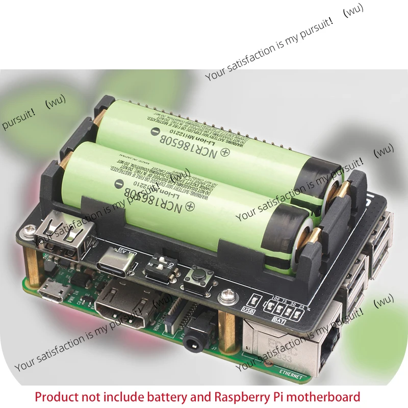 FOR Raspberry Pi 18650 UPS Uninterruptible Power Supply Extended USB Port Power Supply Device for Raspberry Pi 4 B / 3B+ / 3B/2B