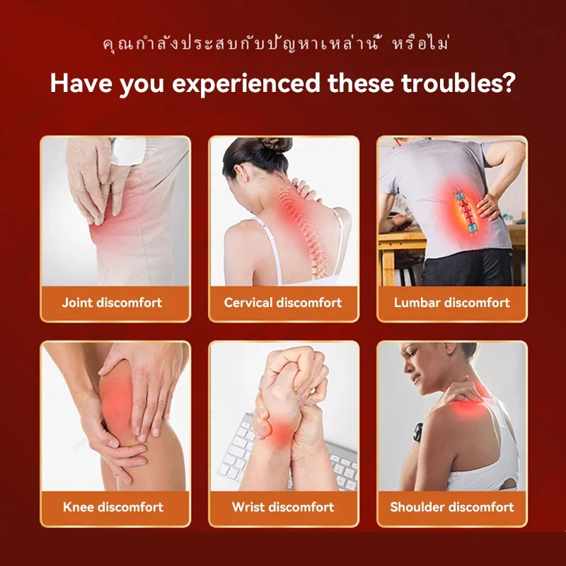 Baume du tigre thaïlandais, pommade pour l'arthrite des articulations, Patch contre les douleurs musculaires, baume du tigre rouge, médecine, crème de Massage corporel, plâtre médical