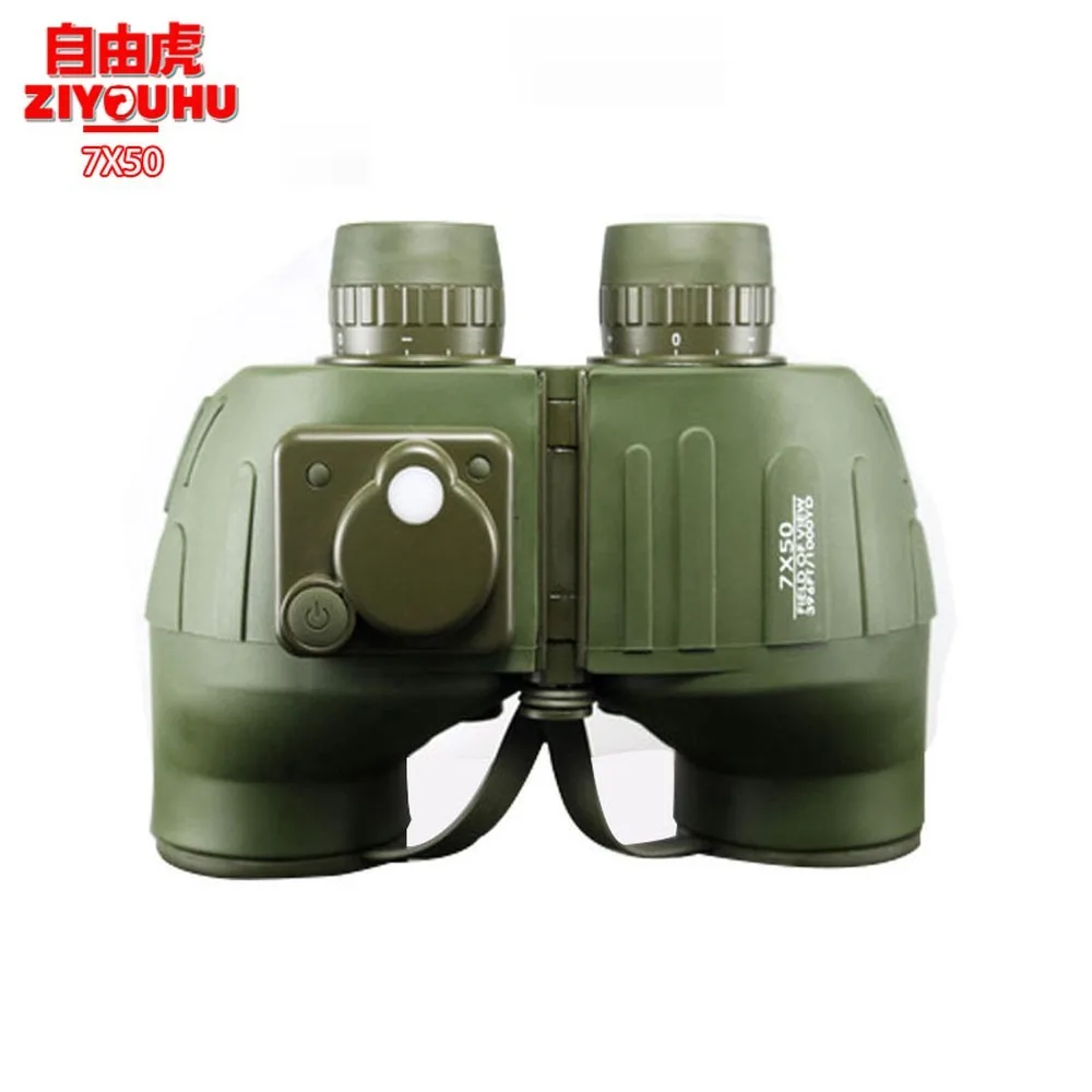 Compact Waterproof Fogproof Binoculars with Rangefinder Reticle for Outdoor Hunting