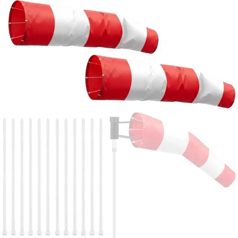 E8BD Wind Socks for Outside Heavy Duty,Wind Direction Indicators for Outdoors Airport view 5