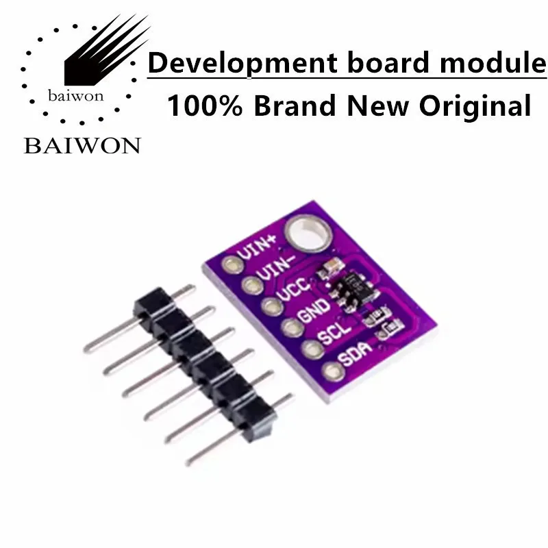 ADS1110 16 bit analog-to-digital self calibration A/D converter module voltage acquisition thermocouple temperature detection