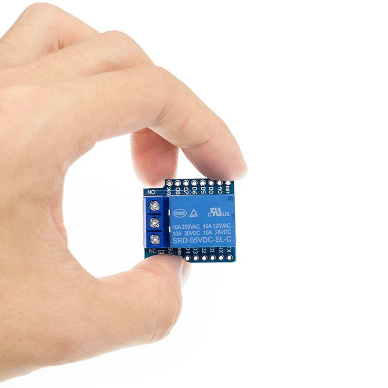 1Set One Channel D1 Mini Relay Shield D1 Mini Relay Module for   ESP8266 Development Board 1 channel