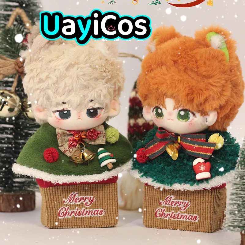 

10cm 15cm 20cm Doll Clothes Christmas Tree Elk Clothing Suit Stuffed Plushies Doll Accessories Anime Toy Kids Halloween Gift