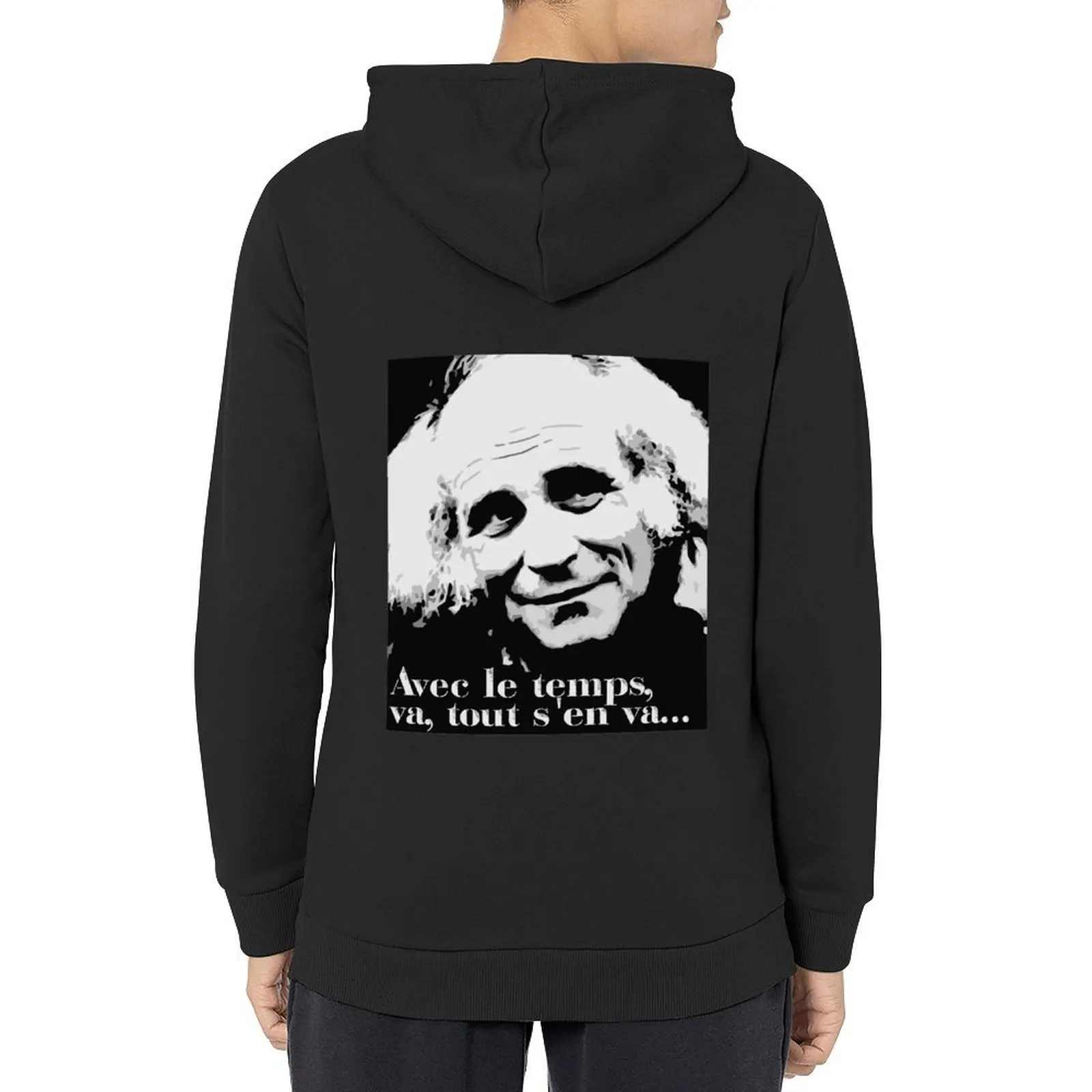 

Over time ... Léo Ferré Hoodie aesthetic clothing men's autumn clothes men clothing korean style clothes men hoodie