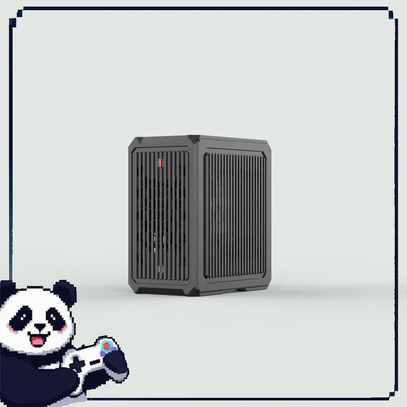 

Новый корпус для ПК Miguo C2apus Itx с ЧПУ, полностью алюминиевый одиночный вентилятор, совместимый с блоком питания 5060/4060ti 1u, мини-компьютерный офисный чехол