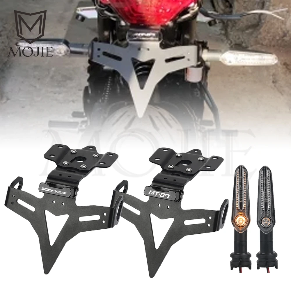 

Motorcycle License Plate Holder For Yamaha MT-07 MT 07 FZ-07 2013-2021 2022 2023 2024 Rear Tail Tidy Fender Eliminator YZF R7