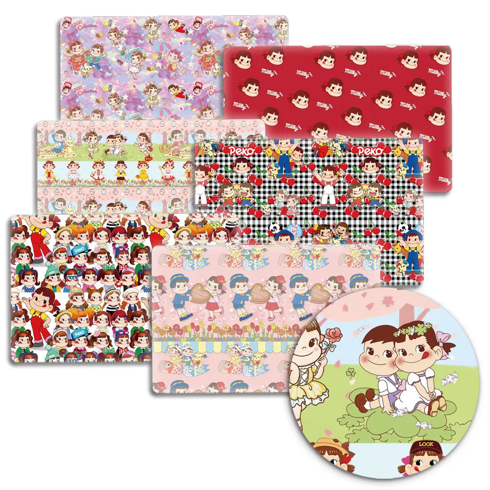 

Cartoon DIY Candy Girl Fabric 140 cm clothing sewing fabric polyester cotton printing hand-stitched patchwork bed sheet pattern