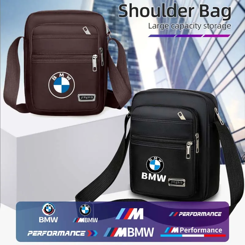 Fashion Men Fanny Bag Male Messenger Bags Travel Cars Accessories For BMW E46 E90 E39 F20 G20 F10 F30 G08 G60 G20 G30 X5 E87 F39