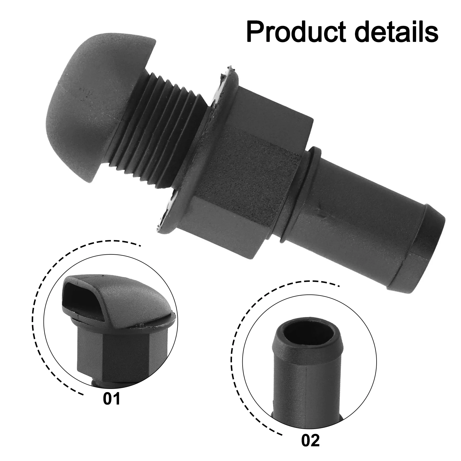 1Pc Marine Fuel Gas Tank Vent For 5/8