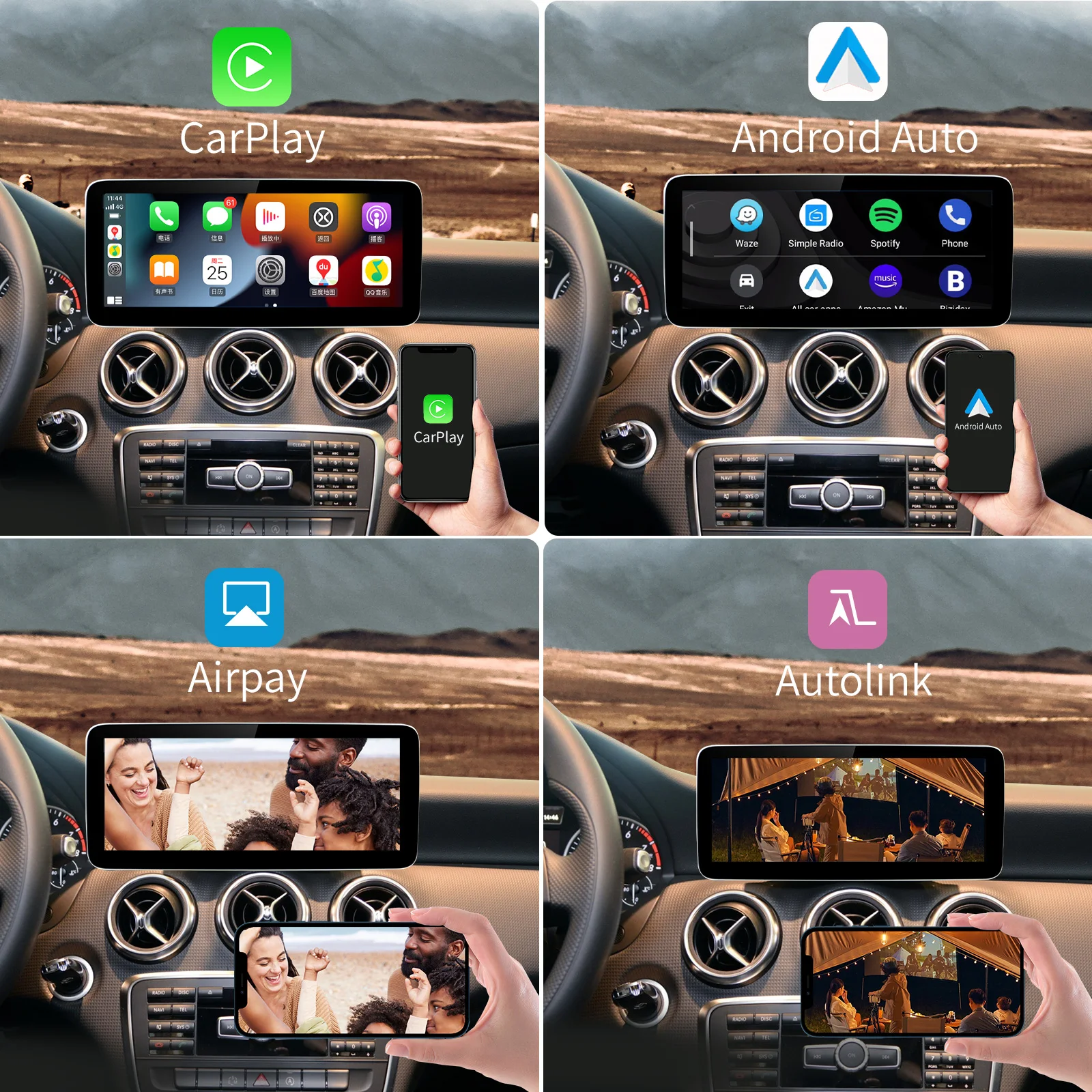 12.3 Car Radio For Mercedes Benz B Class B180 B200 B220 B260 W245 W246 CarPlay Android Auto Multimedia Player Touch Screen