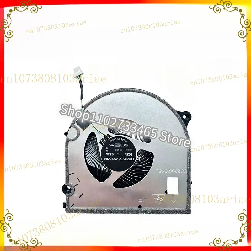 Replacement 2‑In‑1 Cooling Fan for Dell Pro14 Plus PB14250 PB14255 01JVY3