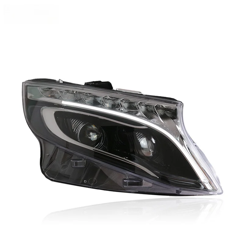 Applicable toBenz vito headlight assembly retrofit Vito high equipped full LED lens light guide day light