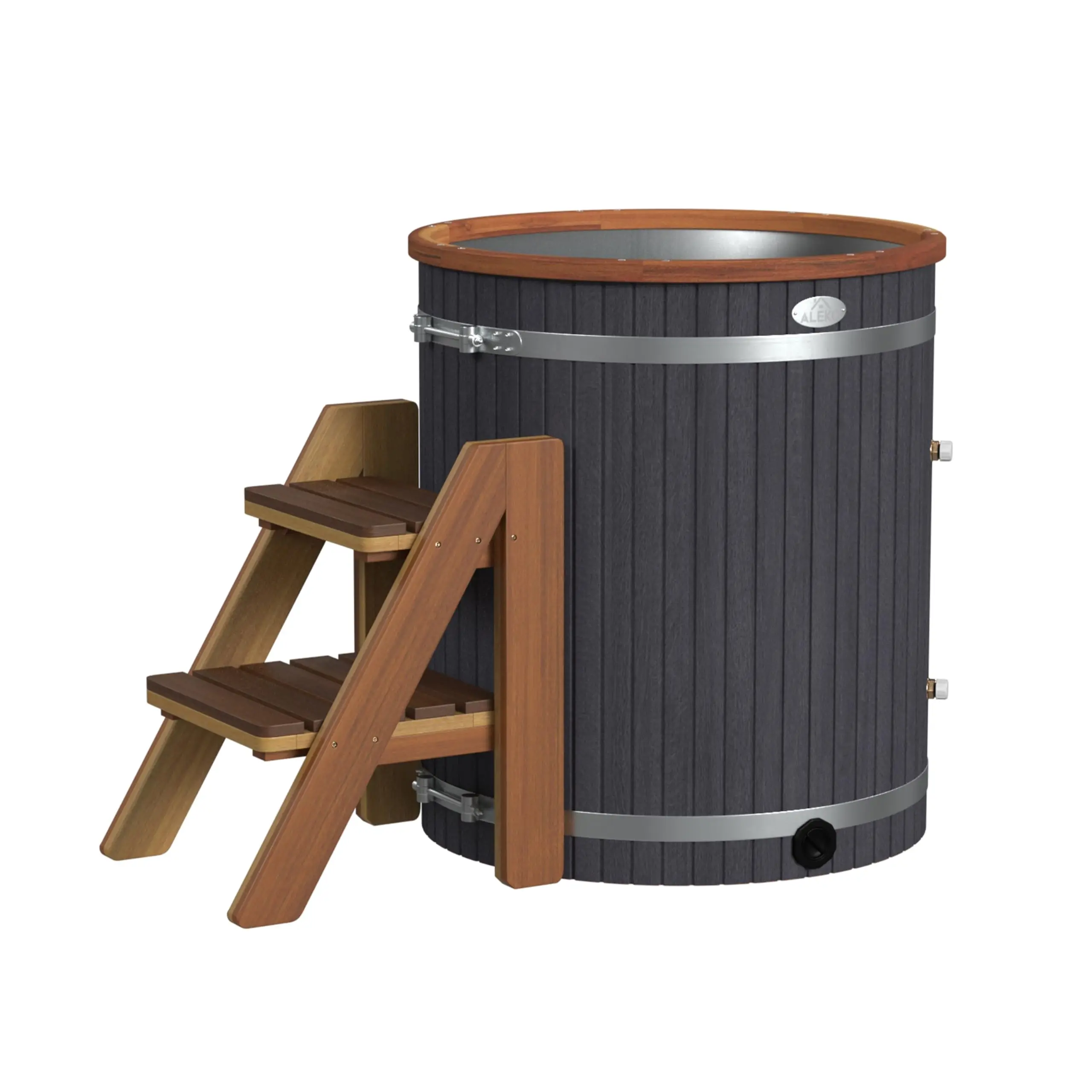 Cold Plunge Tub 118 Gallon Steps & Cover Included | 37.5