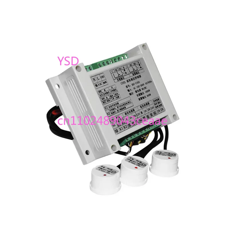 Non-contact Water Level Sensor Module C352, Liquid Level High Low Controller with Relay Output for Water Tank