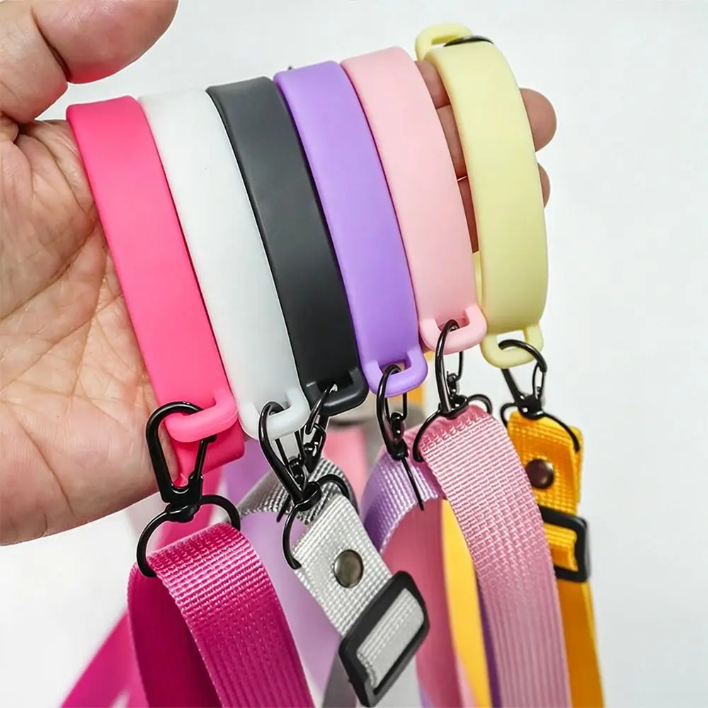 Tragbarer Verstellbarer Wasserflaschenriemen Mehrfarbiger Nylon-Geflecht-Schulterriemen Universeller Flaschenträger für Reisen – Detail 5