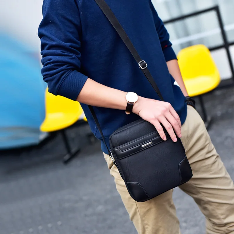 

Модная мужская сумка через плечо, стильная мужская сумка, повседневный мужской деловой мини-рюкзак