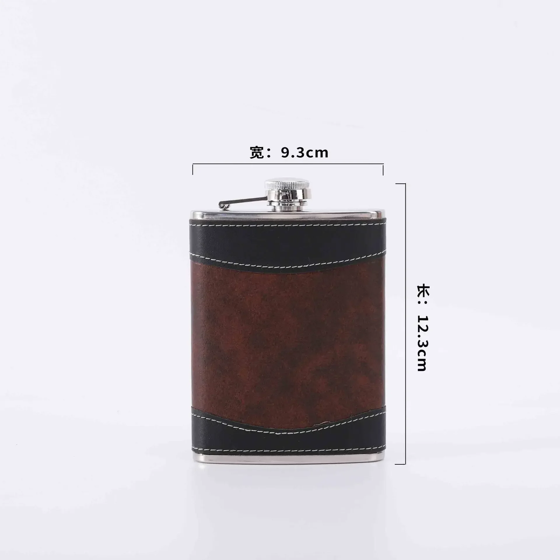 6/7/8Oz PU Leather Hip Flask Pocket Stainless Steel Wine Pot Vodka Whisky Bottle For Alcohol Portable Whiskey Gift for Men