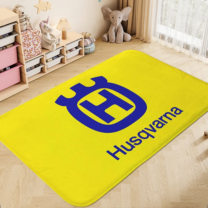 Custom Rug A-Husqvarnas Aesthetic Kitchen Mat Veranda Bathroom Bedroom Carpet Entrance of House Carpets for Living Room Rug