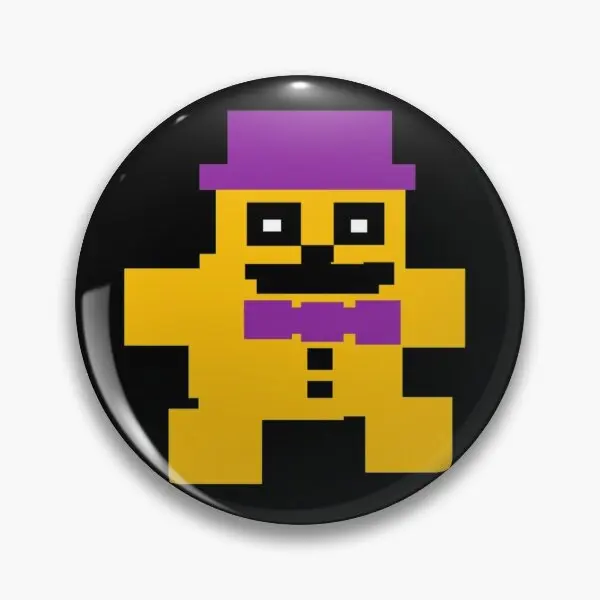 Fredbear لينة زر دبوس التلبيب دبوس ديكور الإبداعية شارة هدية قبعة أنيقة على الموضة النساء عاشق طوق مضحك الكرتون الملابس والمجوهرات