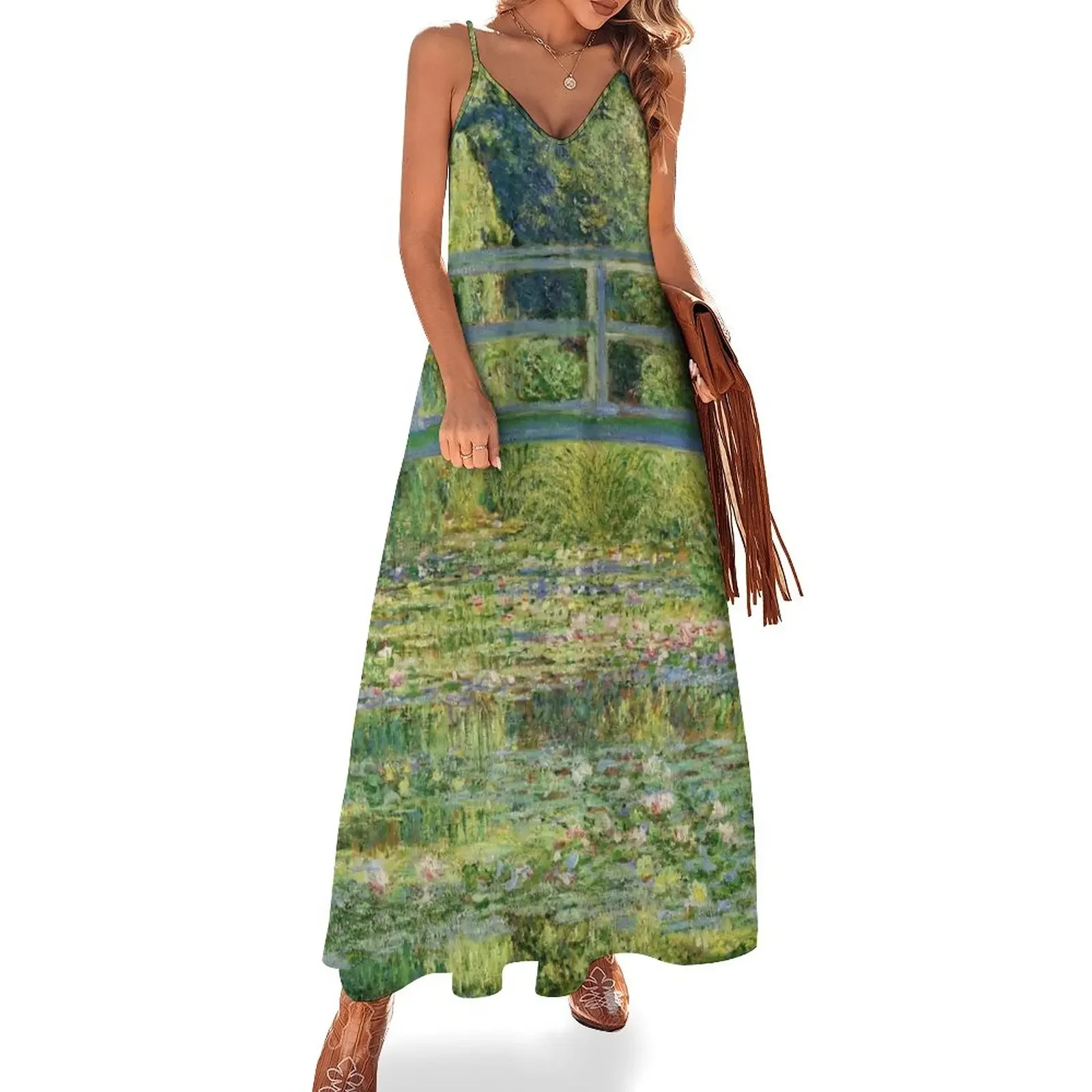 

Claude Monet - Water-Lily Pond Sleeveless Dress ladies dresses for special occasion dresses for special events