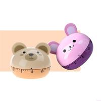 Fashion Design Daily Timer Alarm Clock Cartoon Animal Timer Cooking Timer Animal Counters for Kitchen Timing Tool