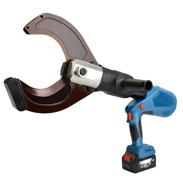 

DCYJ120E rechargeable cable shears hydraulic cable scissors lithium battery wire breakers copper and aluminum wire shears