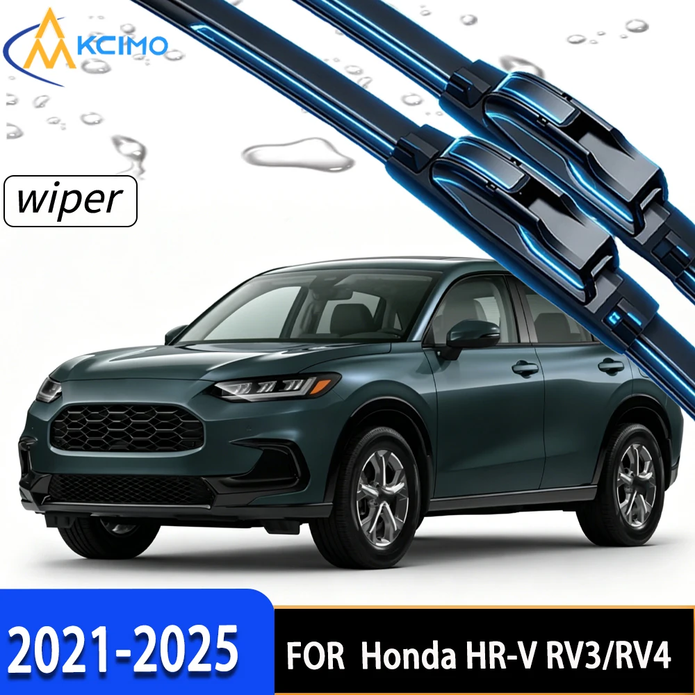 

2Pcs Front Windshield Wiper Blades For Honda HR-V RV3-RV6 RS1 2021-2025, High-Density Rubber Stable Wiping Direct Replacement