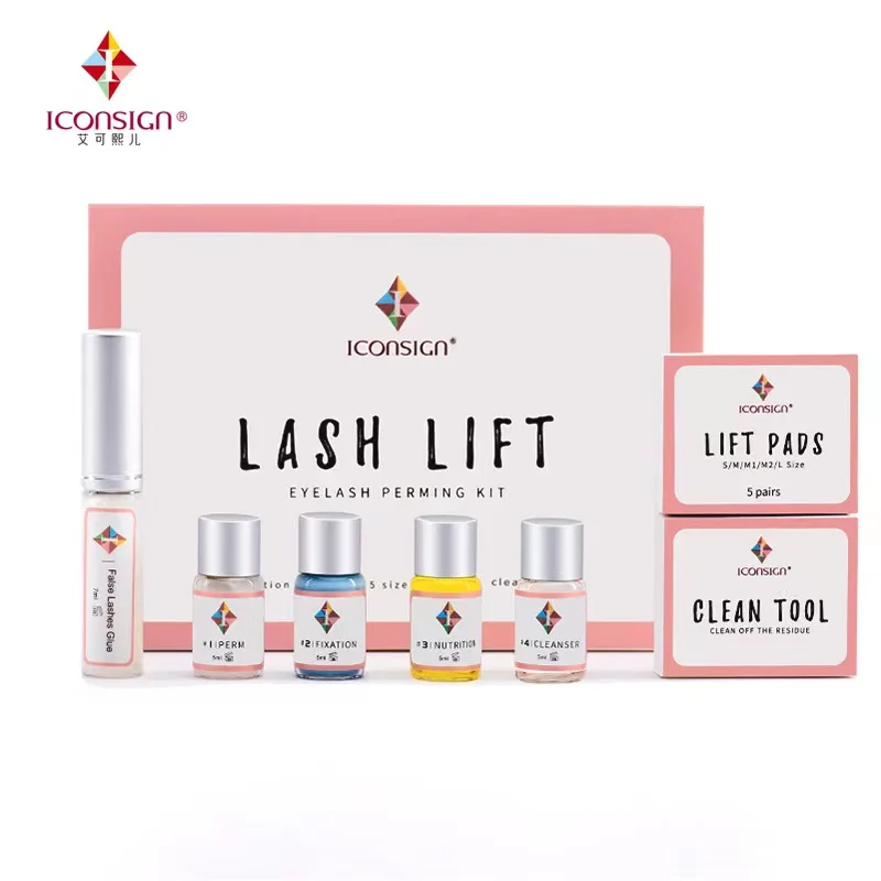 ICONSIGN – Kit de rehaussement de cils Semi-permanent, rehausseur de cils, Salon de beauté à domicile, livraison directe