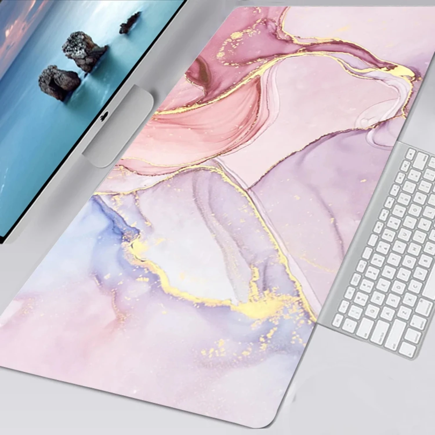 Mousepad Computer  XXL MousePads Keyboard Pad Mouse Mat Fashion Marble Gamer Soft Office Carpet Table Mat Desktop Mouse Pad