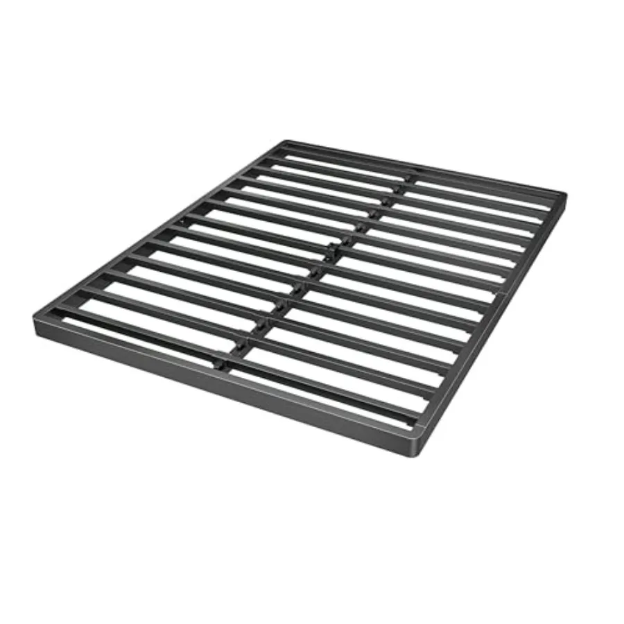 

2 Inch Full Box Spring Low Profile Heavy Duty Metal Box Spring Bed Base Bunkie Board Bed Slat Replacement Mattress Foundation E