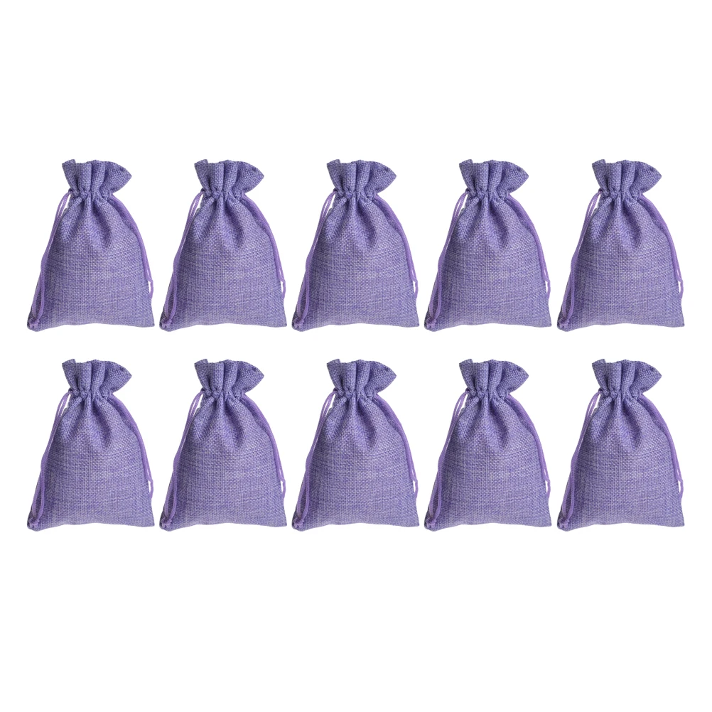 

20 Pcs Gift Wrapping Bags Candy Bags Children Party Cookie Jewelry Organizer Drawstring Burlap Breathing Cotton Storing Items