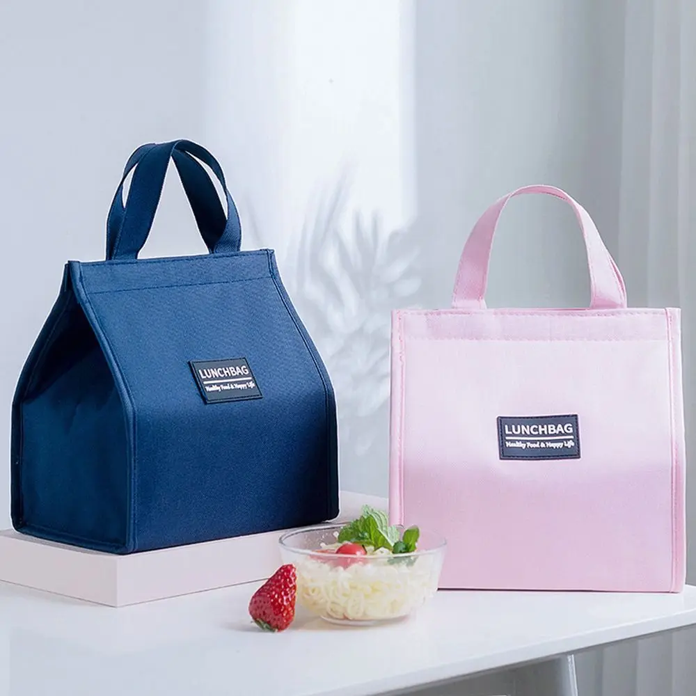 1Pcs Durable S/M/L Insulated Thermal Bag Waterproof Cooler Lunch Bag Portable Lunch Box Storage Bag for Kid Student
