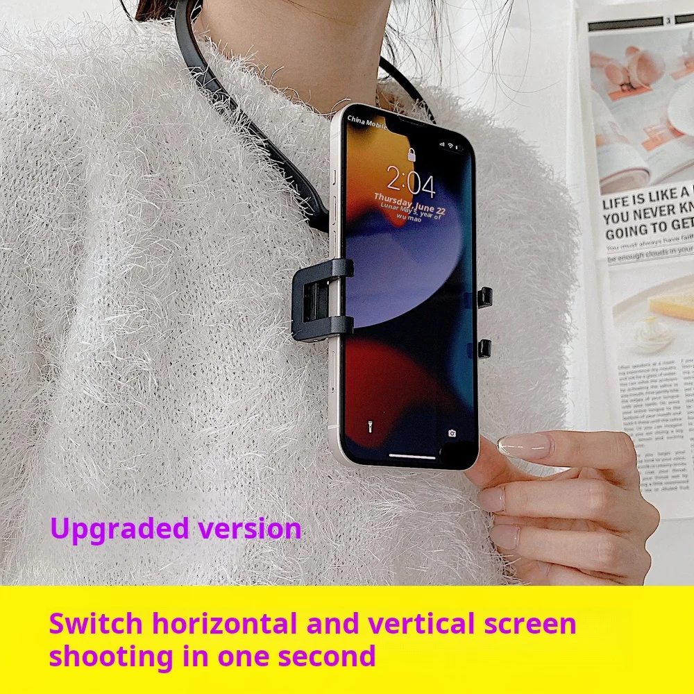

Mobile phone halter bracket,can be photographed horizontally and vertically, mobile phone bracket is suitable for iPhone Samsung