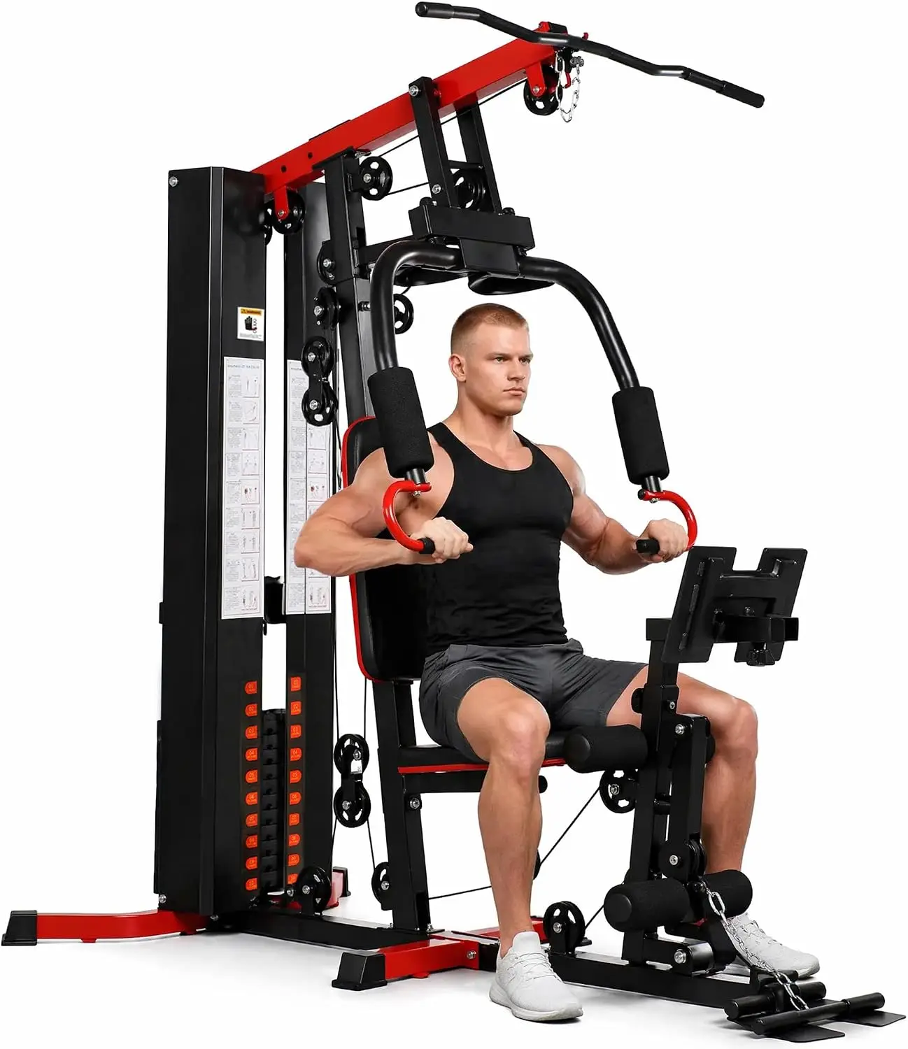 Home Gym Strength Equipment Weight Stack Pulley Leg Press Full Body Workout Machine