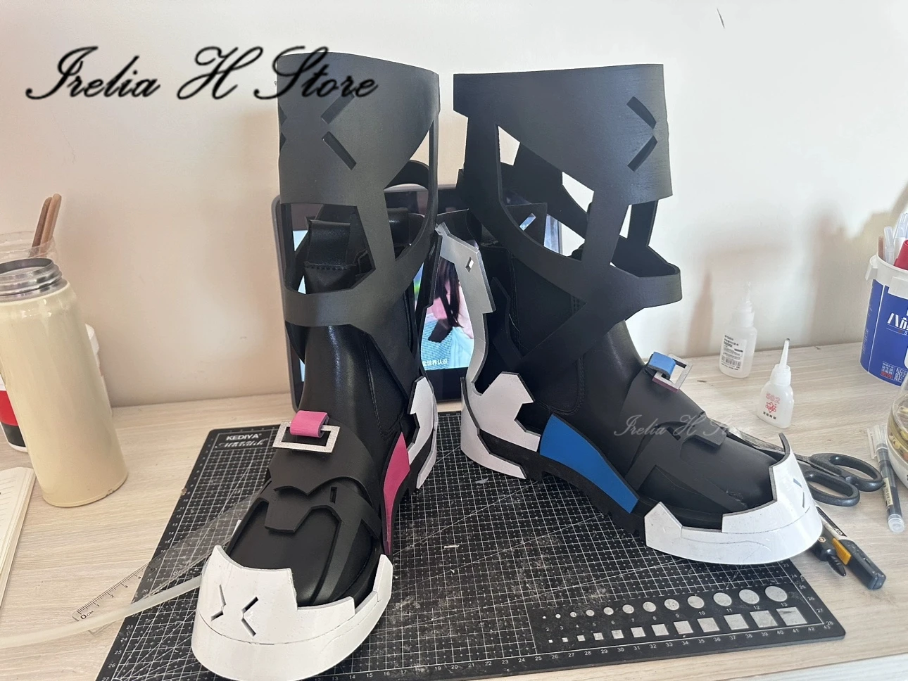 Irelia H Store Delta Shoes Honkai impact 3 Delta Cosplay shoes EVA shoes