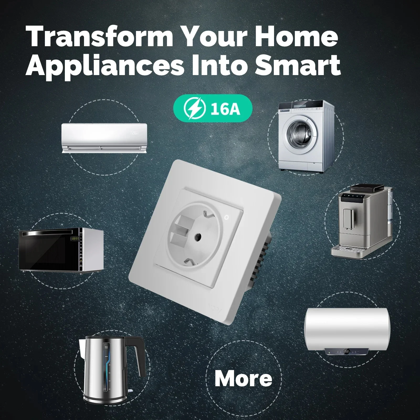 

MOES ZigBee tuya Single Double Triple Wall EU Socket Smart Energy Monitor Meter Sockets voice control google home Alexa