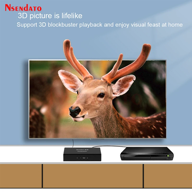 HDMI الفاصل 4K 1X2 1X4 1 في 2 خارج عرض مكررة مكبر للصوت 1x4 الفاصل hdmi 1 في 4 خارج HDMI موزع الفيديو للتلفزيون XBox