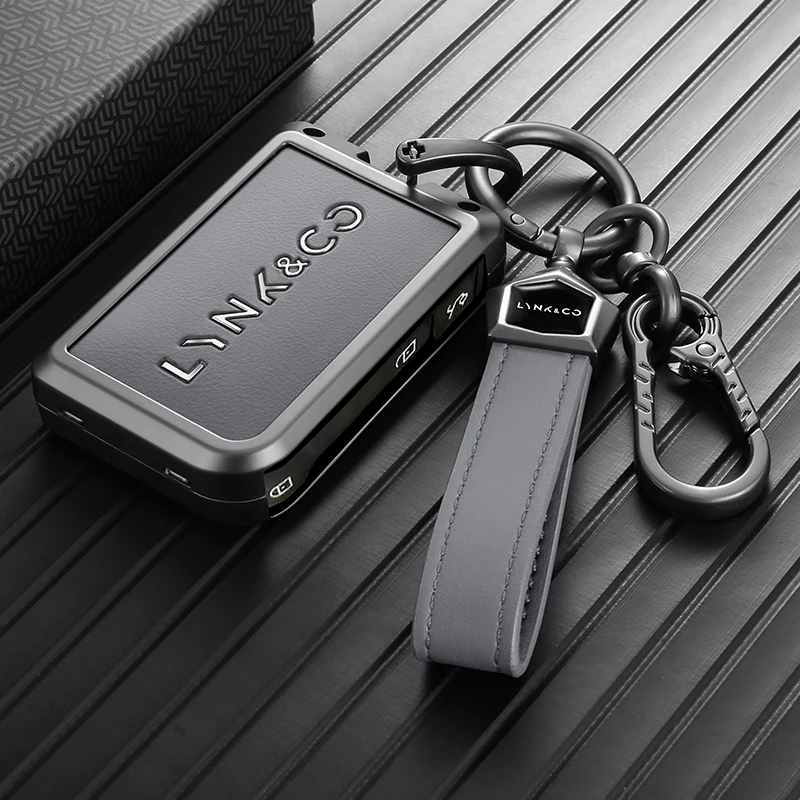 Car Key Cover Full Cover Anti Scratch Anti Fall For Lynk & Co 01 06 03 09 Premium Zinc Alloy Heavy Duty Durable Car Accessories
