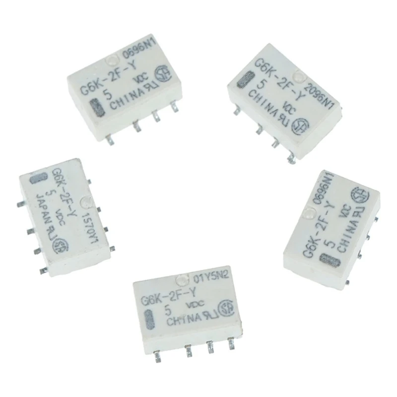 Component 5V, G6K-2F-Y 5 Pack for Service Use Board-Mount E65A