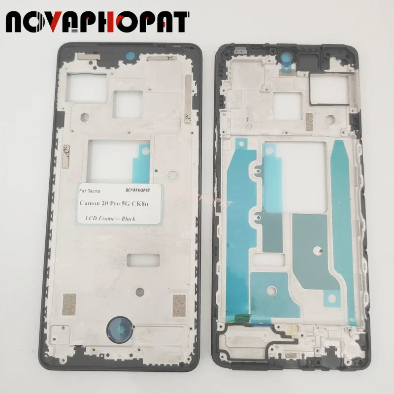 

LCD Frame Front Housing Cover Chassis Bezel For Tecno Camon 20 Pro 5G CK8n Front Cover