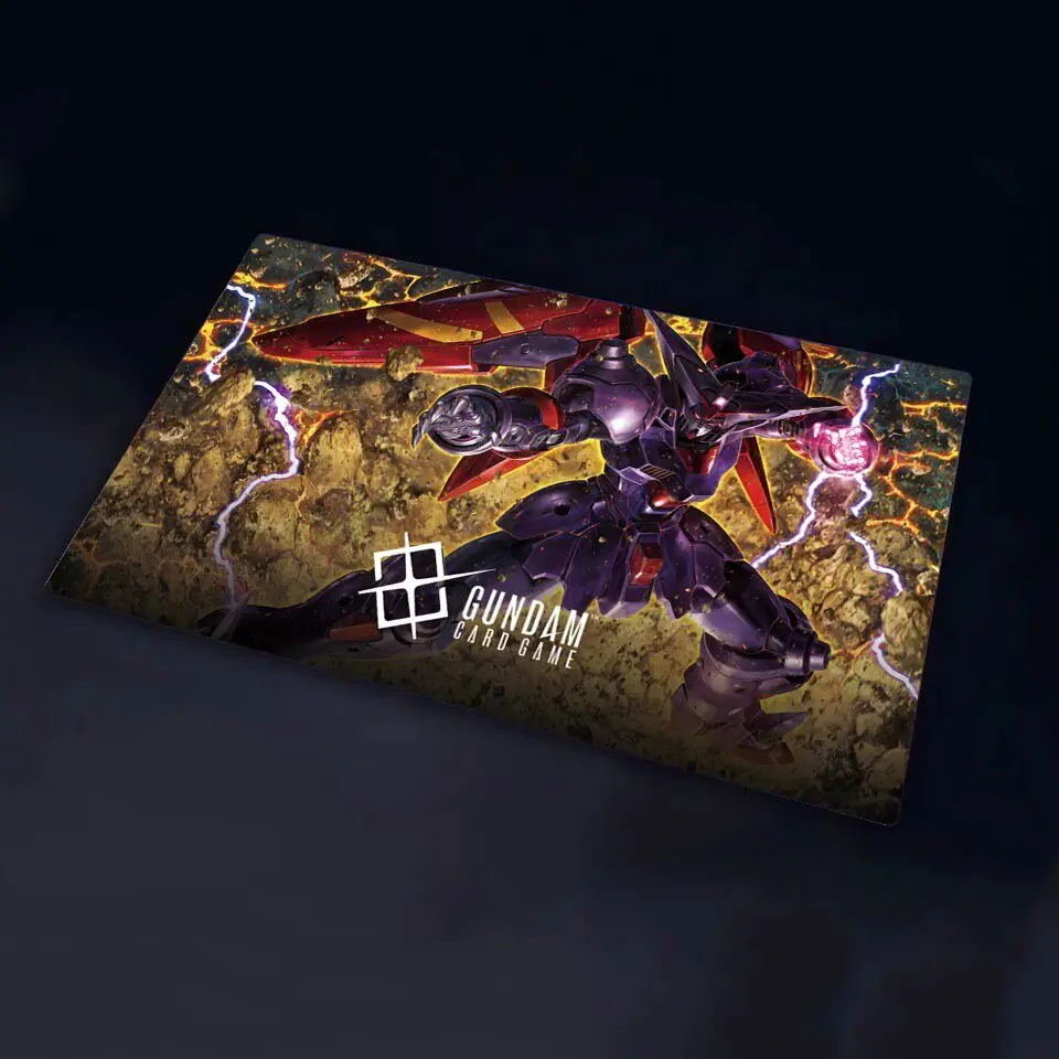 600x350mm Diy Suitable for Master Gundam Gcg Trading Cards Playmat 1.5mm Seamless Edge Single Rubber Board Game Card Mat Gifts