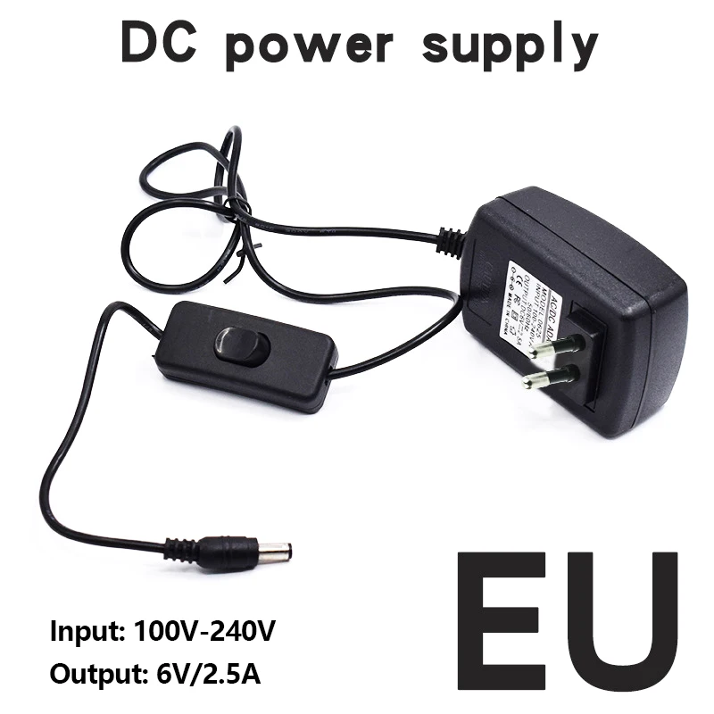 Foam Cutter Adapter 100V-240V To DC6V/2.5A AC/DC Switching Power Supply Adapter For Electric Foam Cutting Tool