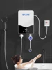Chauffe-eau électrique instantané sans réservoir, 110 W, 220V/5500 V, usage domestique polyvalent, douche chaude 3