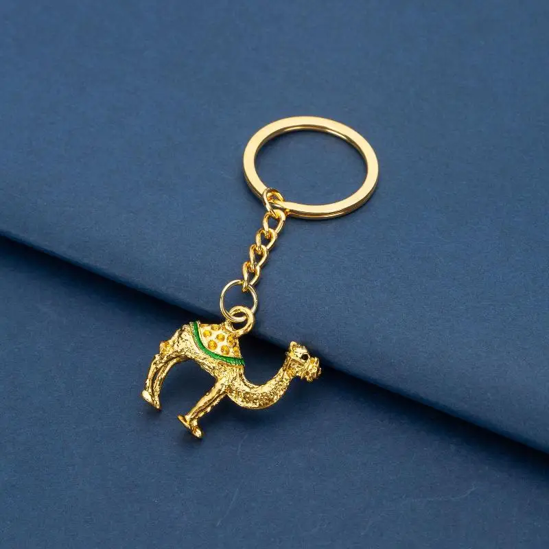 Neuer Metall-3D-Kamel-Schlüsselanhänger Dubai Kamel-Anhänger Schlüsselkette Auto-Schlüsselring Zubehör Touristen-Souvenir Schmuck – Detail 2