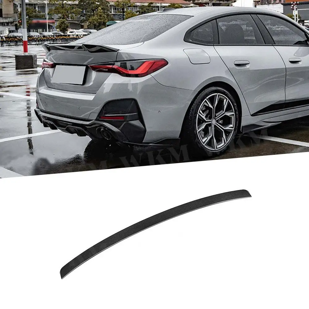 

Dry Carbon Fiber Rear Roof Spoiler Trunk Wings Bodykits for BMW 4 Series G26 M Sport Sedan 2020+ Car Styling Accessories FRP